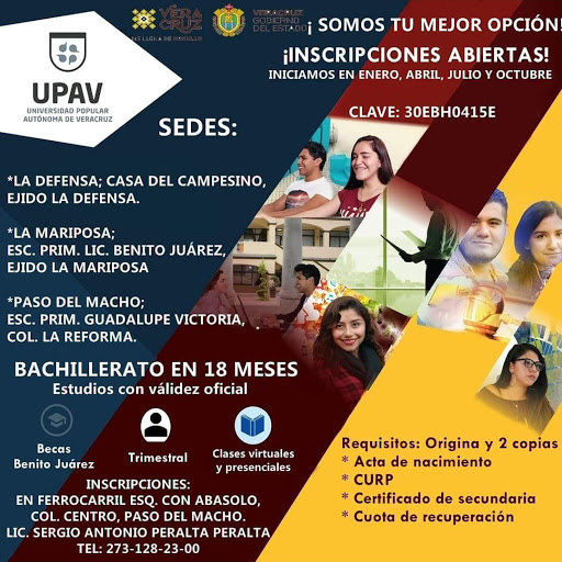 UPAV PASO DEL MACHO en Paso del Macho